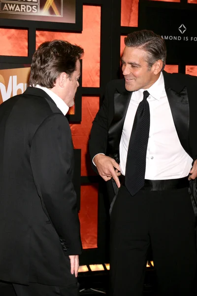 Eddie Izzard & George Clooney — Stockfoto