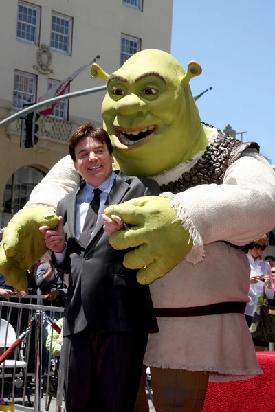 Mike Myers & Shrek — Stock fotografie