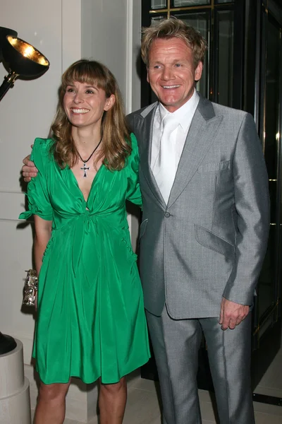 Chef Gordon Ramsay & wife — Stock Photo, Image