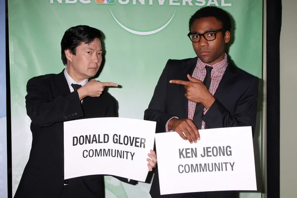 Ken Jeong, Donald Glover — Stockfoto