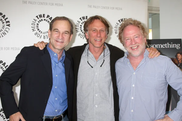 Marshall Herskovitz, Peter Horton, Timothy Busfield — Foto de Stock