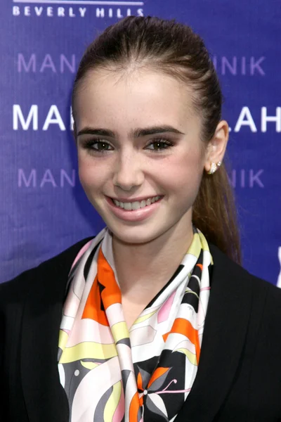 Lily Collins editorial stock photo. Image of smile, wearing - 95947713