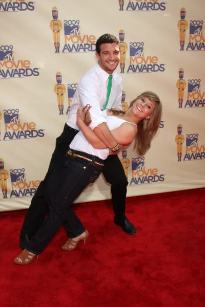 Mark Ballas & Shawn Johnson — Stock Photo, Image