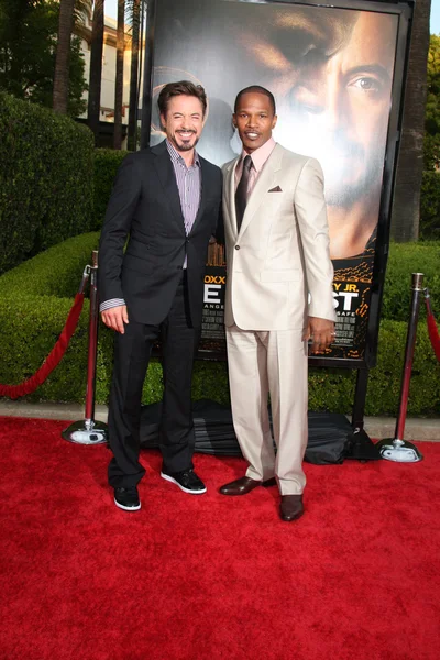 Robert Downey Jr & Jamie Foxx — Foto Stock