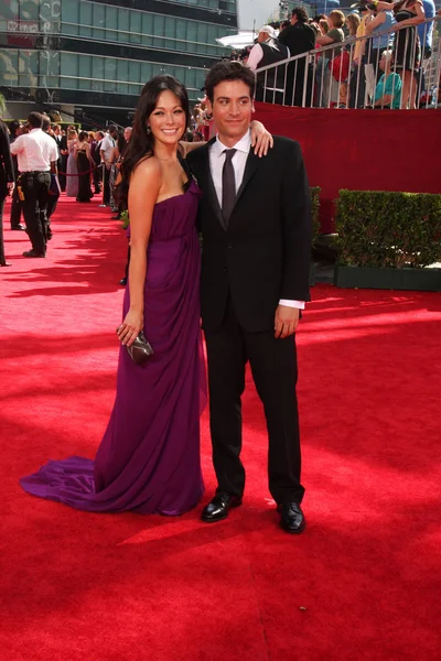 Lindsay Price y Josh Radnor —  Fotos de Stock