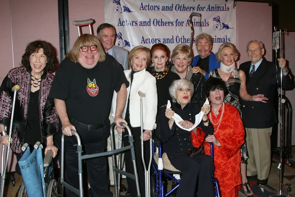 Кэрол Ченнинг со своими знаменитыми друзьями — стоковое фото