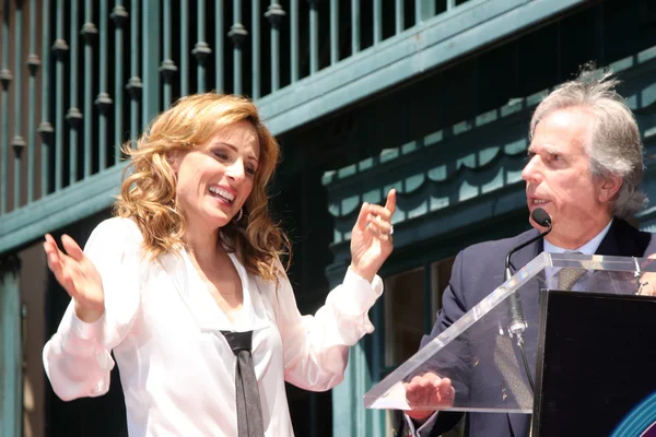 Henry Winkler & Marlee Matlin — Stockfoto