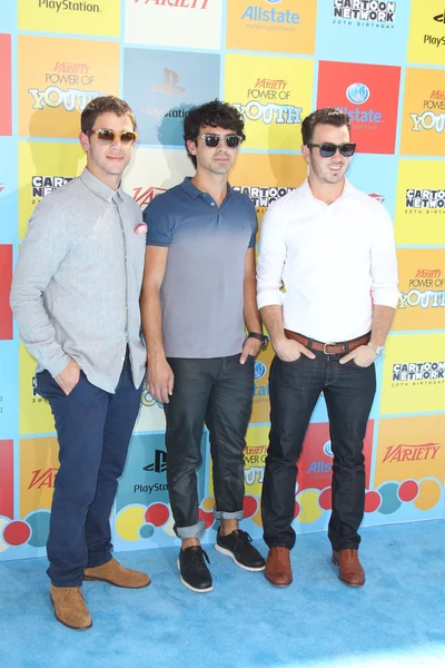 Nick Jonas, Joe Jonas, Kevin Jonas — Stock Photo, Image