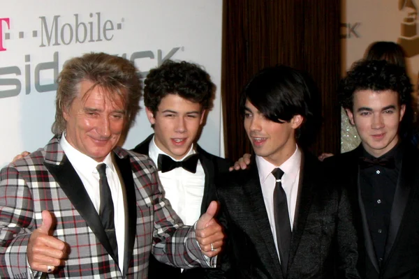 Rod stewart, de jonas brothers — Stockfoto