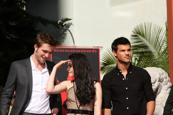 Robert Pattinson, Kristen Stewart, Taylor Lautner — Stockfoto