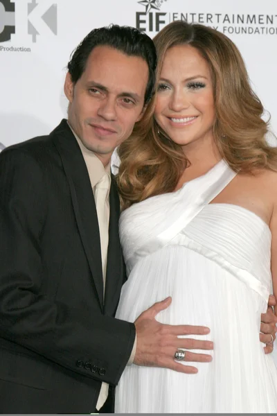 Mark Anthony und Jennifer Lopez — Stockfoto