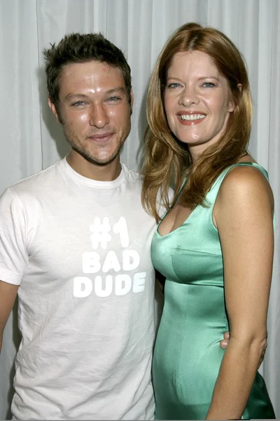 Michael Graziadei idealna Michelle Stafford — Zdjęcie stockowe