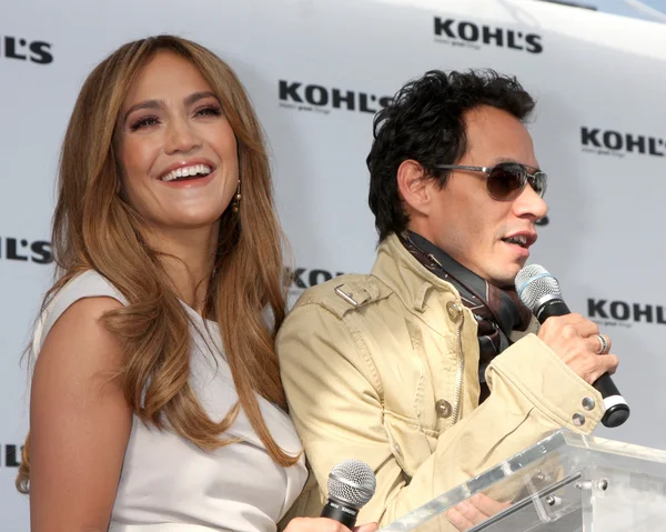 Marc Anthony, Jennifer Lopez — Stock fotografie