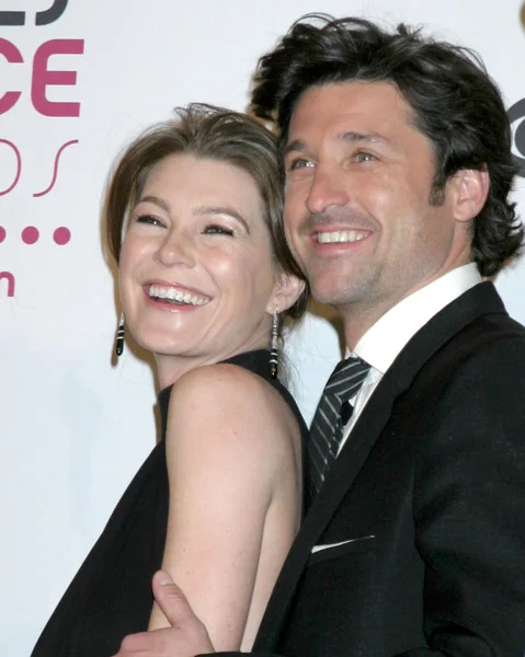 Ellen Pompeo, Patrick Dempsey — Zdjęcie stockowe