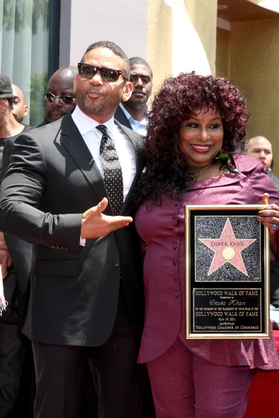 Benny Medina, Chaka Kahn — Stock Photo, Image