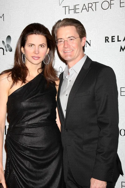 Kyle Maclachlan & vrouw Denise Gruber — Stockfoto