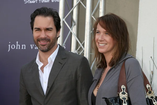 Eric Mccormack, Janet Holden — Zdjęcie stockowe