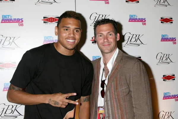 Chris Brown & Gavin B. Keiily — Stock Photo, Image