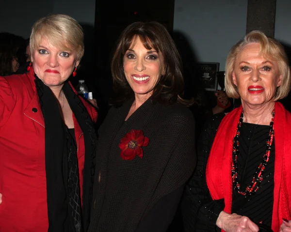 Alison Angrima, kate linder, tippi hedren — Zdjęcie stockowe