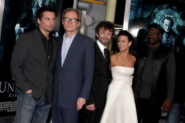 Len wiseman, bill nighy, rhona mitra, éclat de michael, kevin une lésion — Photo