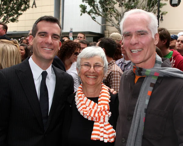 Eric, Susan & Gil Garcetti — Stock fotografie