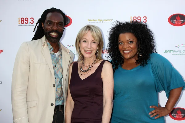 Kevan hall, liz levitt, yvette nicole brown — Stockfoto