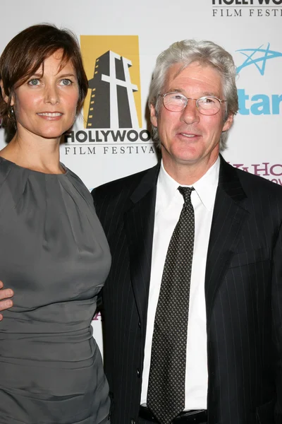 Richard Gere & Carey Lowell — Stockfoto