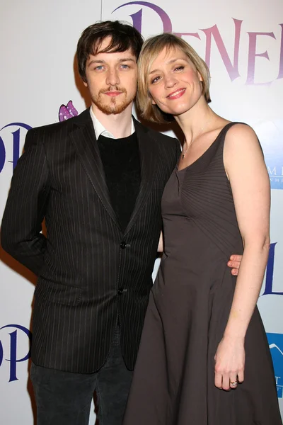 James mcavoy, żona anne-marie duff — Zdjęcie stockowe