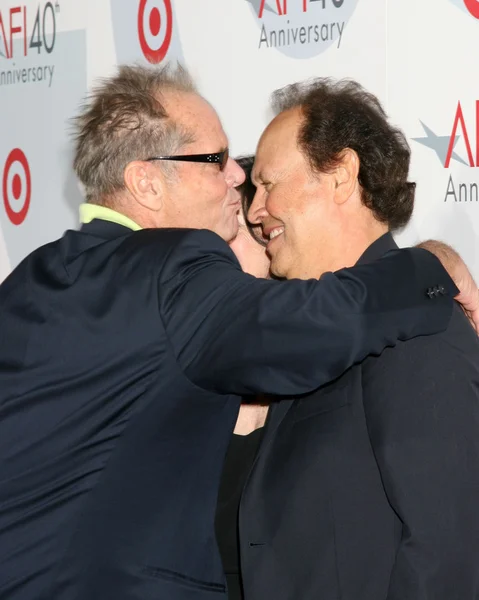 Jack Nicholson, Billy Crystal — Stock Photo, Image