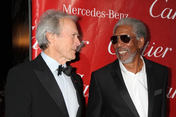 Clint Eastwood & Morgan Freeman — Stock Photo, Image