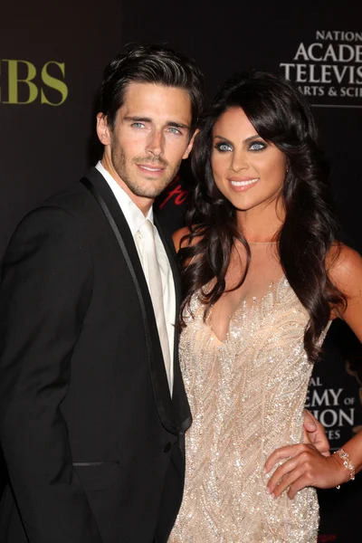 Brandon Beemer & Nadia Bjorlin — Stock Photo, Image