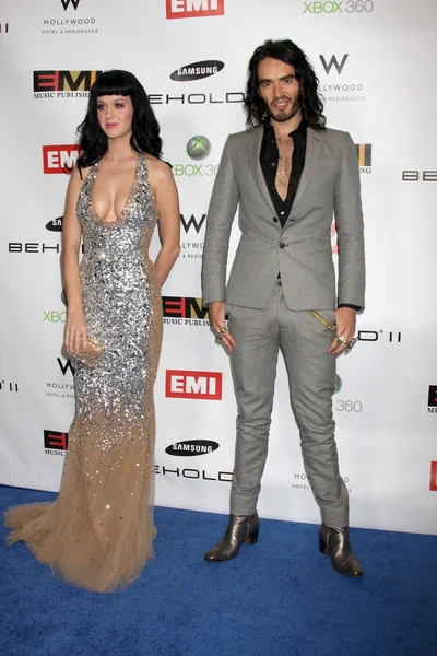 Katy perry i russell brand — Zdjęcie stockowe