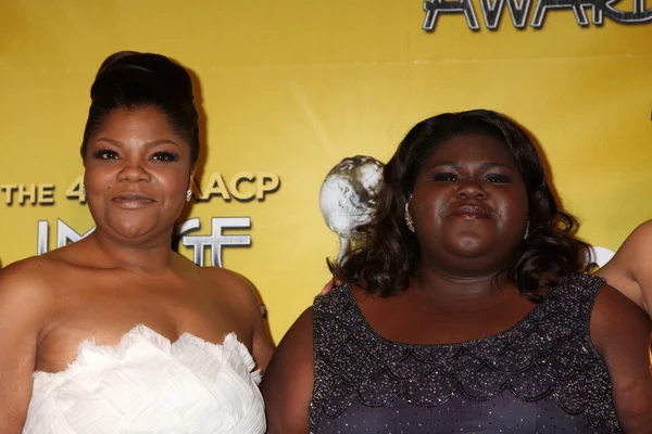 Mo'Nique ve gabourey sidibe — Stok fotoğraf