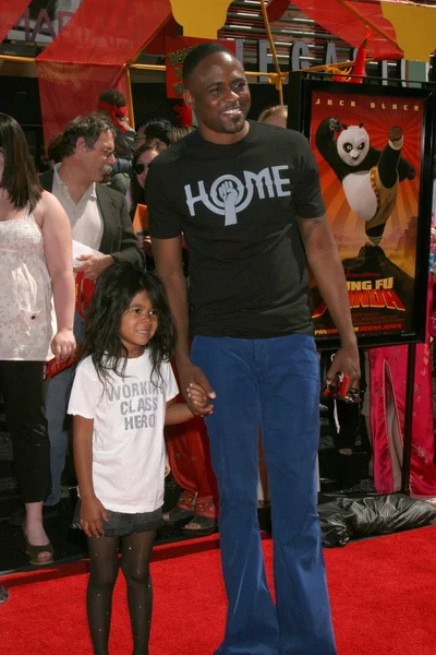 Wayne Brady & Filha — Fotografia de Stock