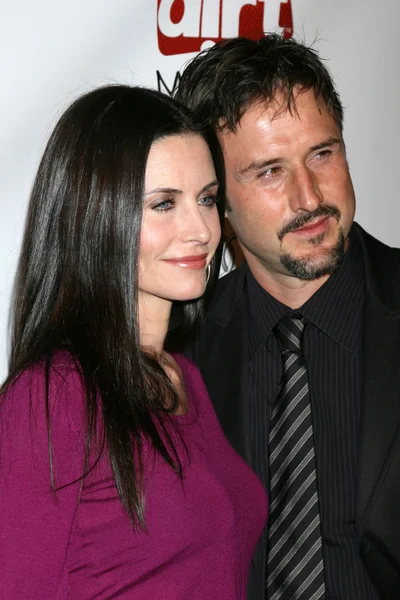 David Arquette and Courteney Cox — Stock Photo, Image