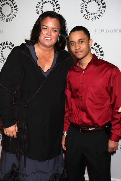 Phillip Johnson och Rosie O'Donnell — Stockfoto