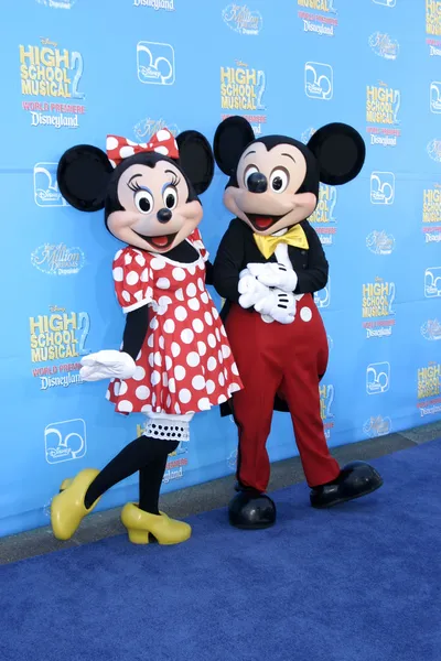 Mickey Mouse & Minnie Mouse Stock Photo