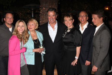 Scott martin, laruelee bell, lee bell, eric braeden, maria arena bell, bill