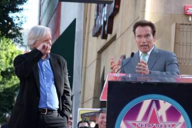 James Cameron ve Arnold Schwarzenegger