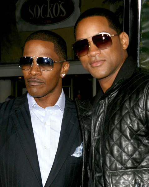 Jamie Foxx, Will Smith — Stock Photo, Image