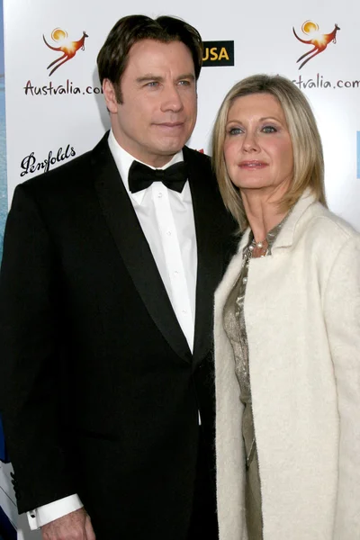 John Travolta, Olivia Newton-John — Stock Fotó