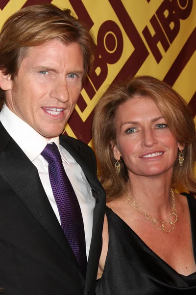 Denis Leary & wife — Stock Photo, Image