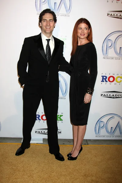 Daniel Zelman e Debra Messing — Fotografia de Stock