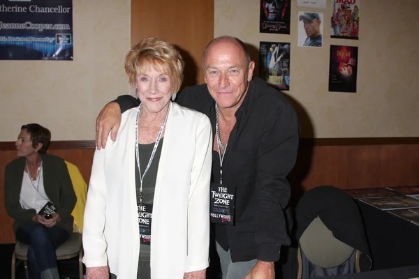 Jeanne Cooper ve oğlu Corbin Bernsen — Stok fotoğraf