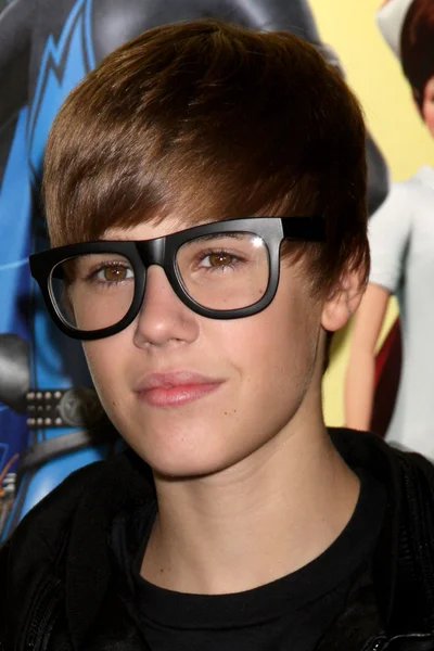 Justin Bieber Ordförande — Stockfoto