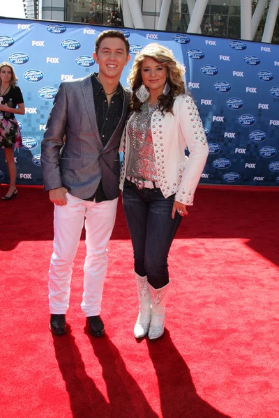 Scotty McCreery, Lauren Alaina — Stock Photo, Image