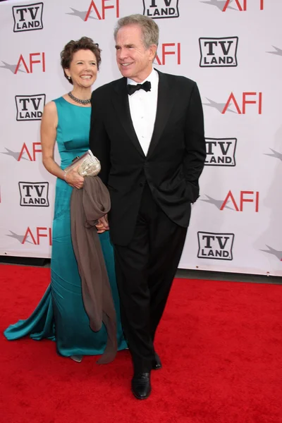 Annette Bening, Warren Beatty — Stock Photo, Image