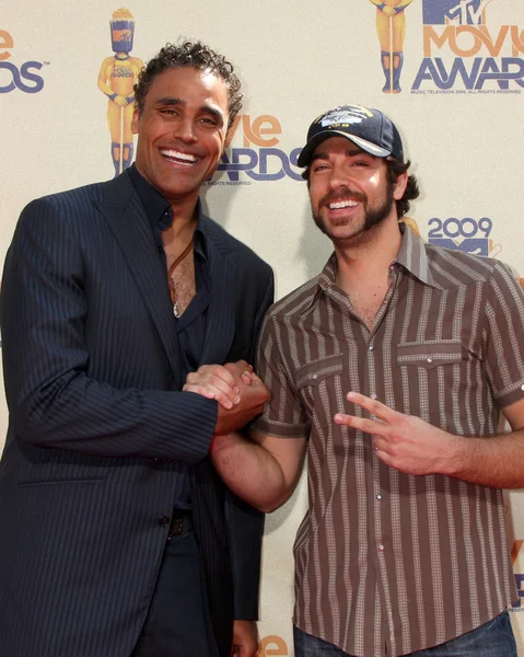 Rick Fox y Zachary Levi — Foto de Stock