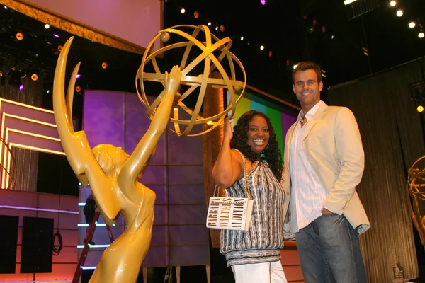 Sherri shepherd och cameron mathison — Stockfoto