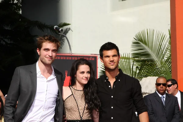 Robert Pattinson, Kristen Stewart, Taylor Lautner — Photo